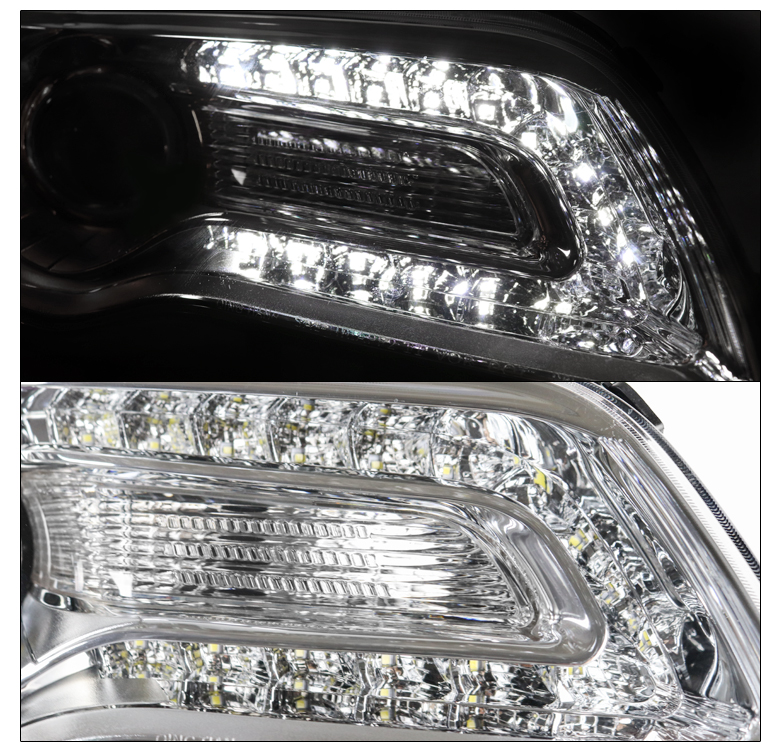 For 2011 2012 2013 2014 Chrysler 300 LED DRL Projector Headlight Lamp ...