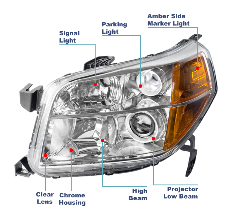 honda pilot drl light