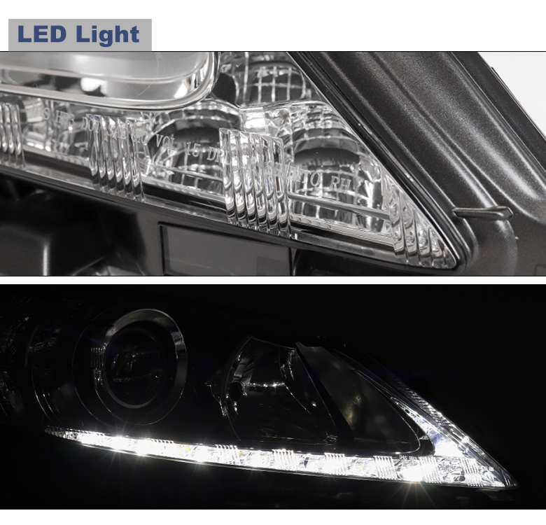 For 2013-2015 Lexus ES350/ES300h LED Projector Headlight Chrome ...