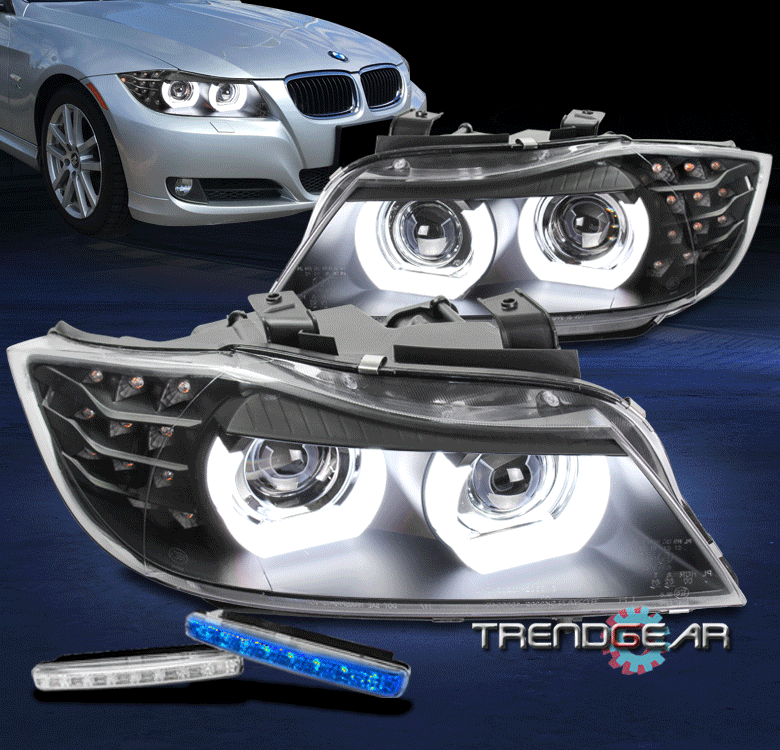 GO-PARTS - Pair/Set - for 2009-2011 BMW 328i Front Headlights