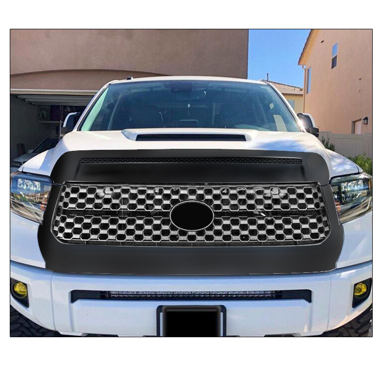 For 14-19 Toyota Tundra Platinum Style Front Upper Hood Edge Bulge 