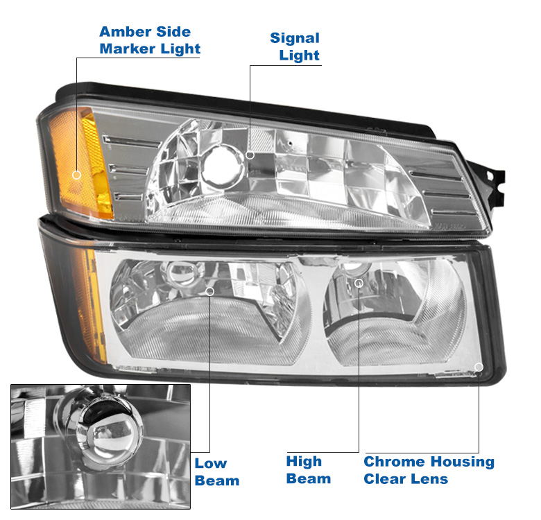 Chevrolet avalanche headlight